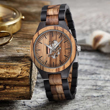 Load image into Gallery viewer, Shifenmei Wood Mens Watches Top Luxury Brand Sport Men's Wristwatch Wooden Watches Quartz Military Watch Men Relogio Masculino