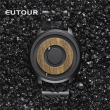 Load image into Gallery viewer, EUTOUR minimalist Novelty Wood Dial Scaleless Magnetic Watch Belt Natural Forest Fashion Men's Couple Watch