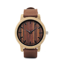 Load image into Gallery viewer, BOBO BIRD Wood Watch Men Ladies Clearance Sale price Promotion Quartz Wristwatches Male Women Leather Strap relogio masculino