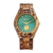 Load image into Gallery viewer, Shifenmei Wood Watch Women Luxury Brand Clock Quartz Wristwatch Fashion Ladies Bracelet Wooden Watches Female Relogio Feminino
