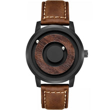 Load image into Gallery viewer, EUTOUR minimalist Novelty Wood Dial Scaleless Magnetic Watch Belt Natural Forest Fashion Men&#39;s Couple Watch
