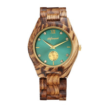 Load image into Gallery viewer, Shifenmei Wood Watch Women Luxury Brand Clock Quartz Wristwatch Fashion Ladies Bracelet Wooden Watches Female Relogio Feminino
